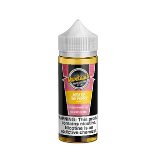 Vapetasia Iced Milk Of The Poppy 100mL hand-crafted e-liquid bottle